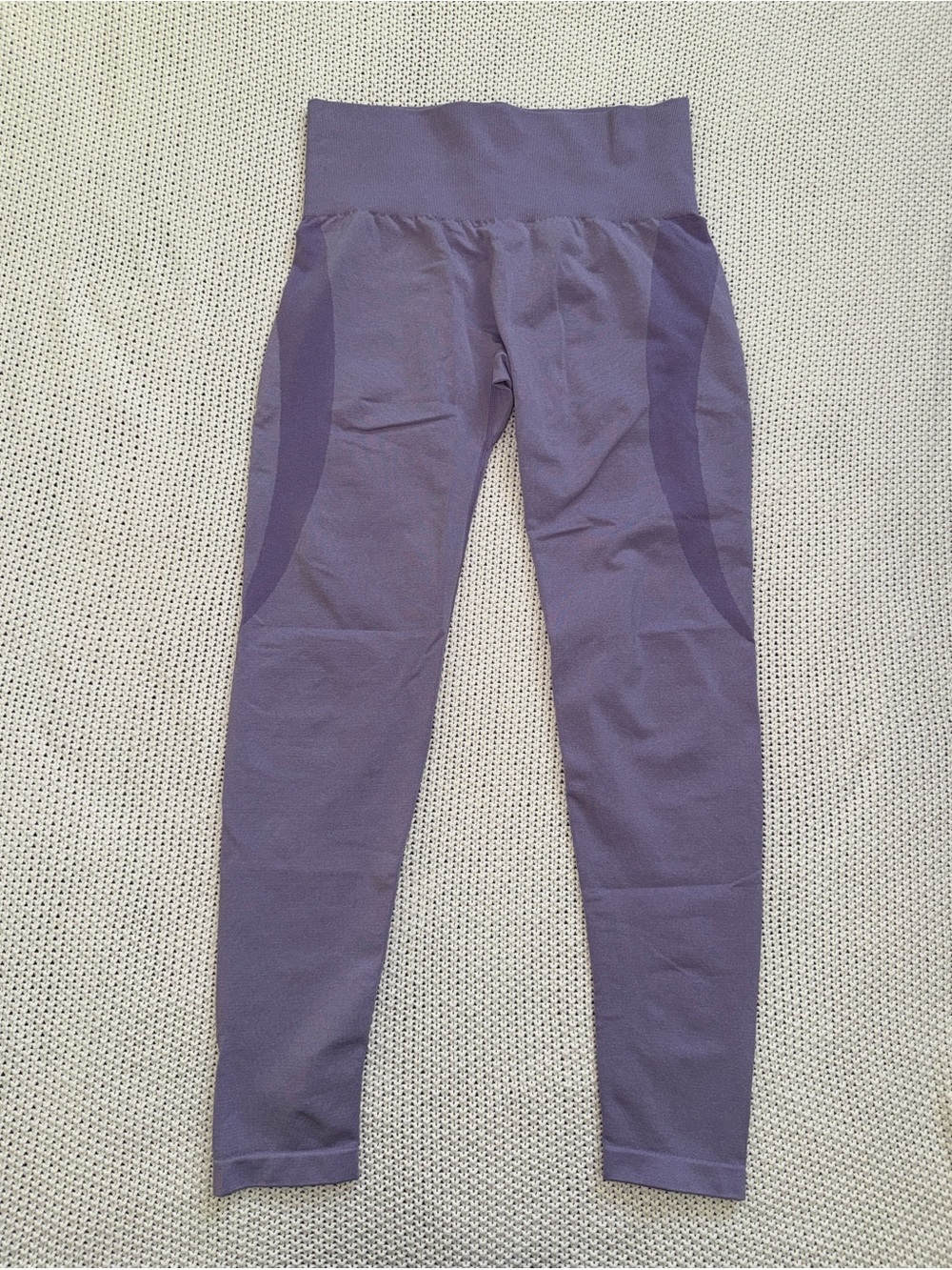 NVGTN Women's High-Waist Purple Seam Detail Leggings